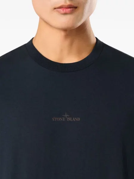 Μπλούζα Stone Island από ζέρσεϋ πέτρες μπλε