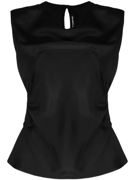 Satynowa bluzka Shang Xia czarna