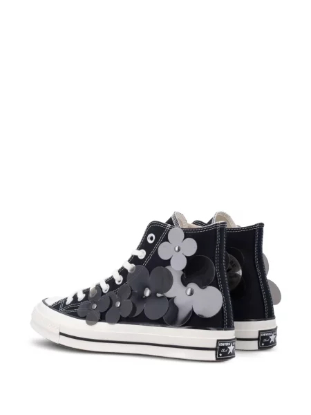 Tenisice Converse Chuck 70 s cvjetnim printom s aplikacijama crna
