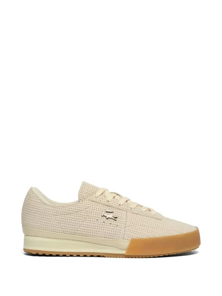 Sneakerși Lacoste din piele cu perforații