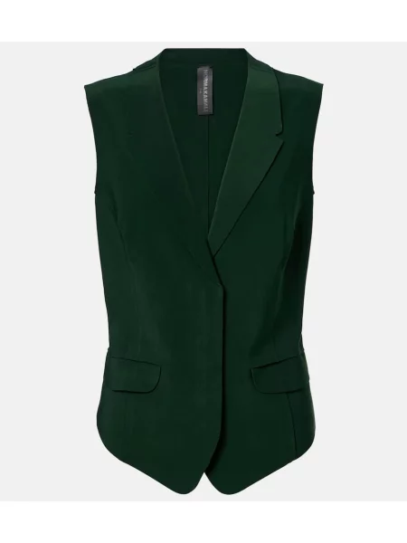 Vestă Norma Kamali verde