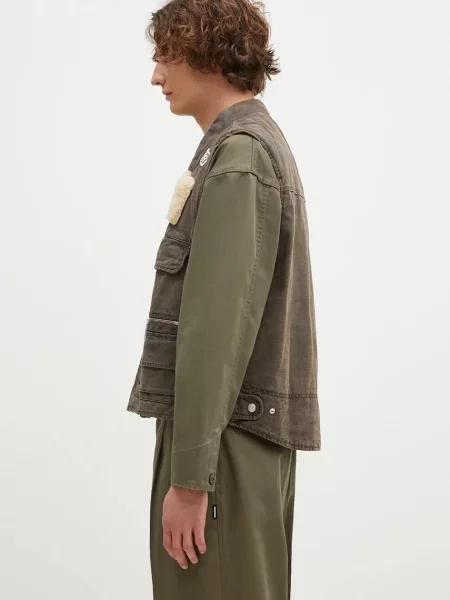 Безрукавка Kenzo Multipocket Gilet перехідна коричневий