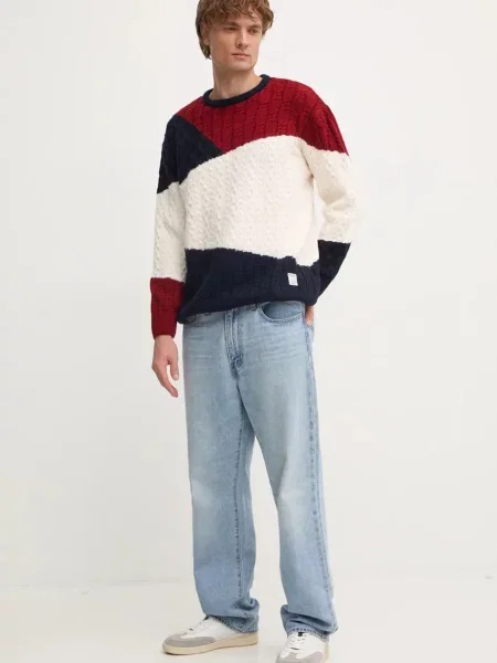 Pulover Pepe Jeans COURT za muškarce bež