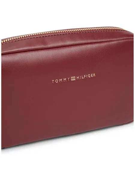 TOMMY HILFIGER Taška cez rameno ESSENTIAL gaštanová