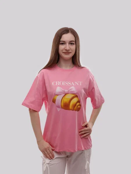 Футболка Lumo розовая