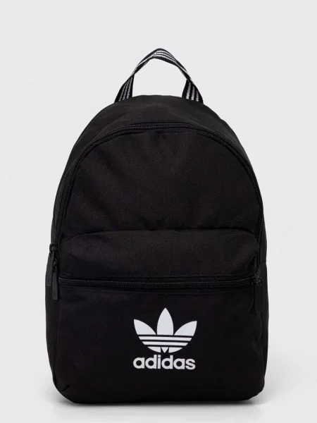 Раница adidas Originals 0 черно малък с изчистен дизайн