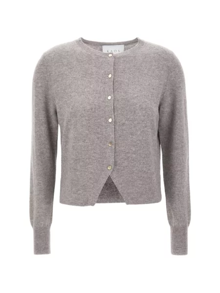 Cardigan Kaos de lână gri