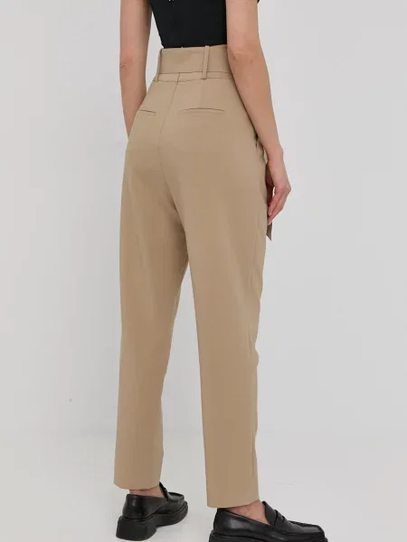 Custommade spodnie brązowe