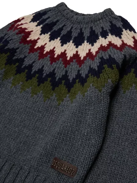 Sweter dziecięcy Dsquared2 szary