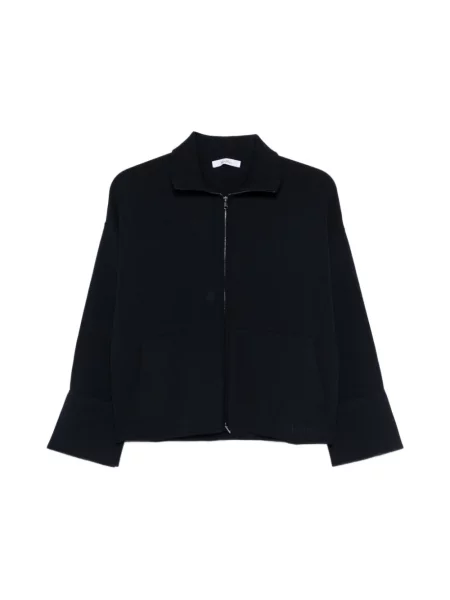 Lniana bluza Max Mara niebieska