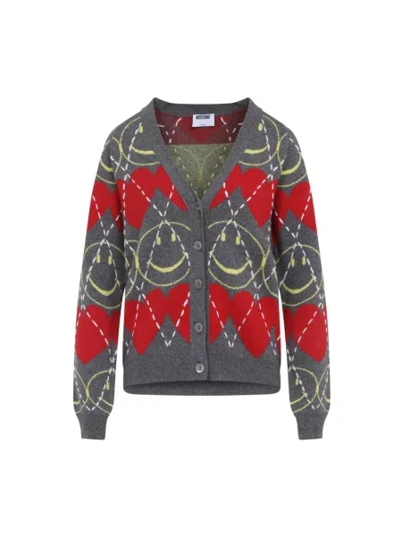 Sweter Moschino szary