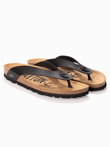 Bayton Flip-flops Lucca gri negru