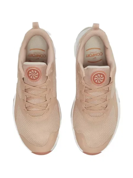 Keprová mikina s kapucí Nike hnědá
