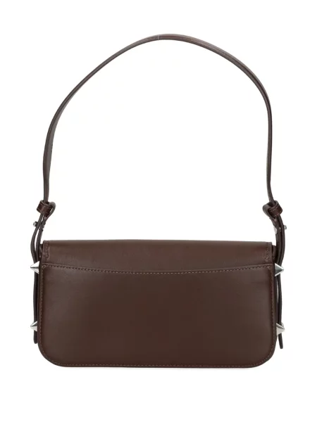 Кожена кожена чанта Kate Spade кафяво