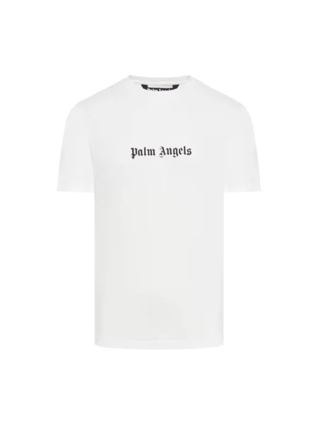 Koszulka Palm Angels z logo klasyczna biała