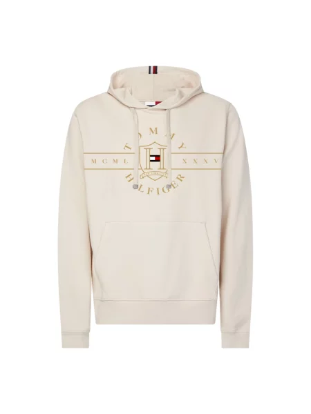 Bluza z kapturem Tommy Hilfiger z kapturem biała