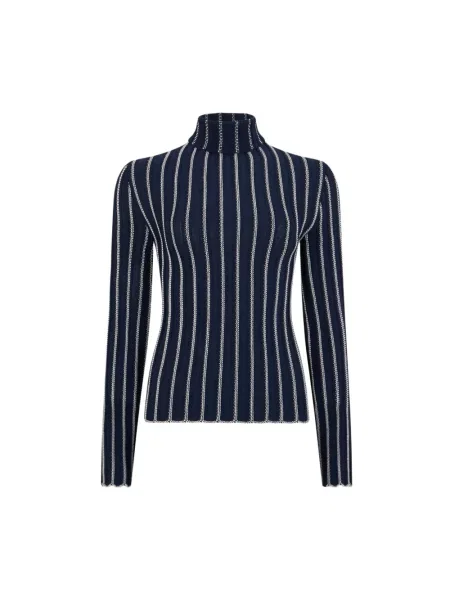 Sweter z golfem Iceberg niebieski