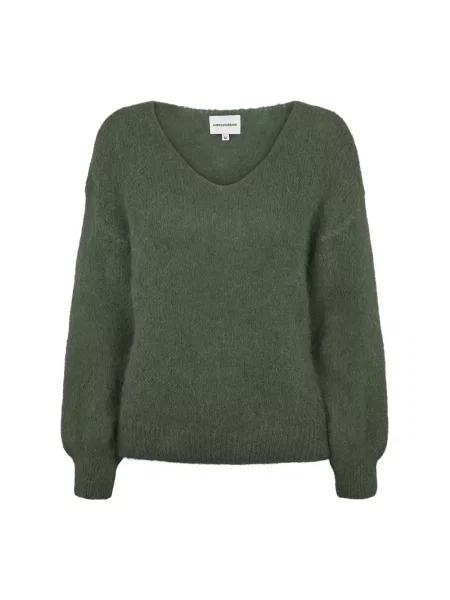 Sweter Americandreams wełniany zielony
