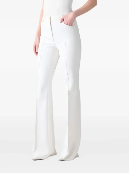Pantaloni Akris alb