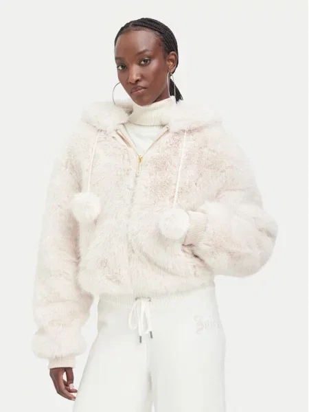 Juicy Couture Шуба Кремовий