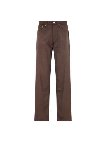 Spodnie Rag & Bone zamszowe brązowe