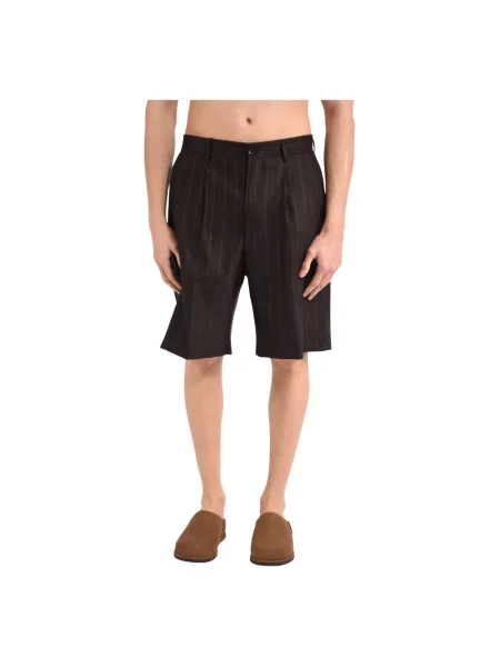 Szorty Tagliatore casual brązowe