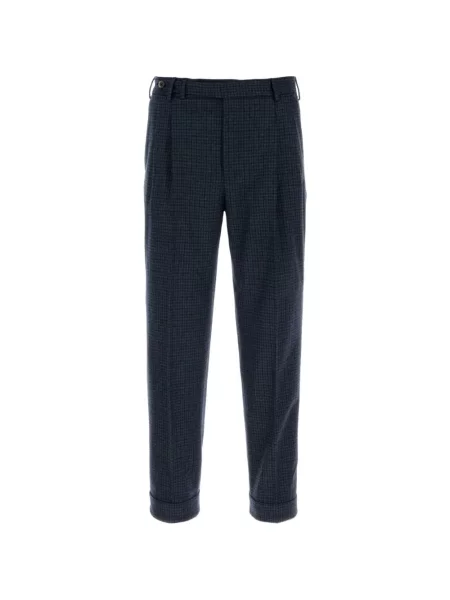 Pantaloni Pt Torino cu model pepito albastru