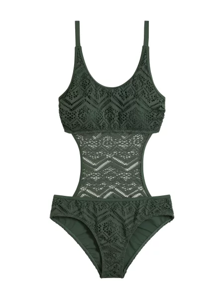 Bonprix Costum de baie întreg oliv