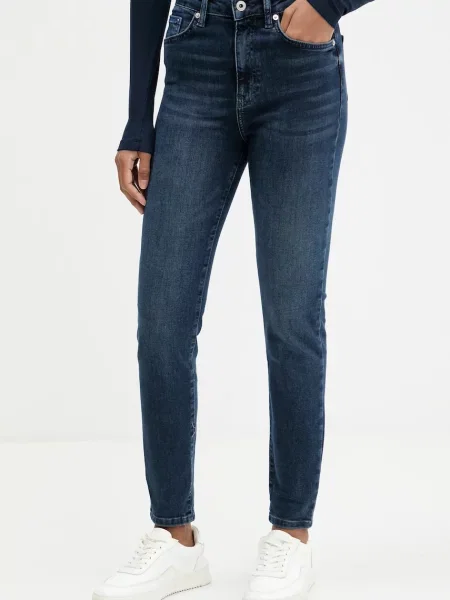 Дънки Karl Lagerfeld Jeans тъмносиньо