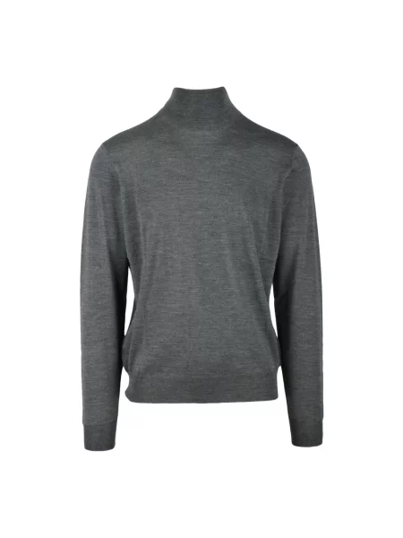 Sweter Filippo De Laurentiis wełniany szary