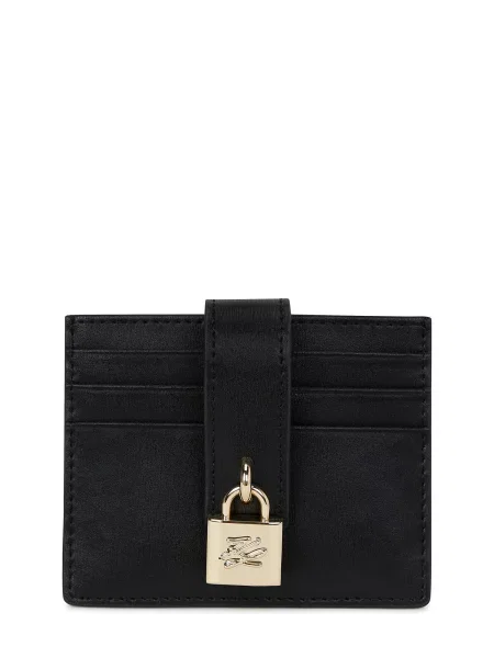 Pénztárca Karl Lagerfeld autogrammal fekete