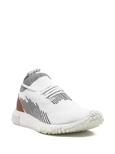 Sneakerși Adidas Primeknit alb