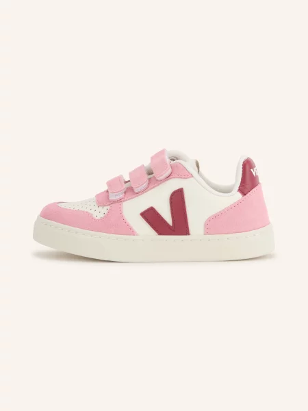 Veja Sneakersy Small růžová / tmavě červená bílá