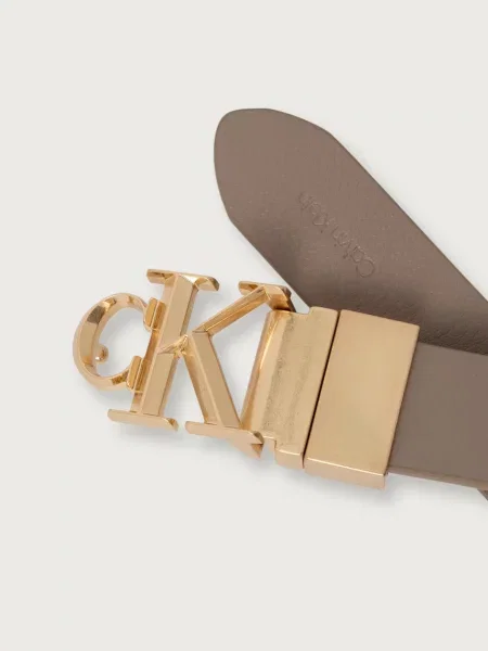 Calvin Klein dvostranski pas usnjeni bež