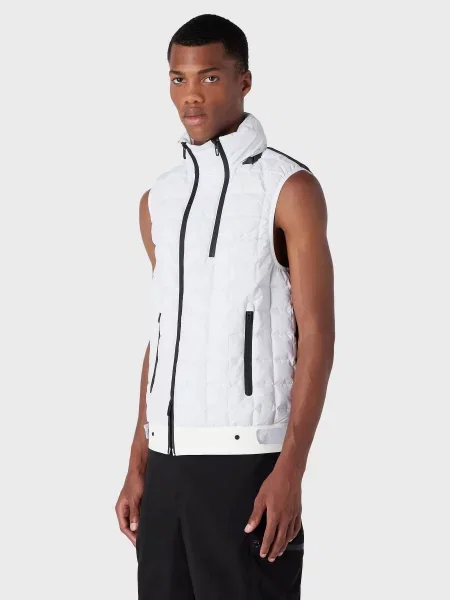 Emporio Armani Жилет з утеплювачем білий