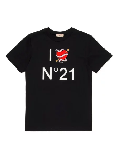 Koszulka dziecięca N°21 czarna