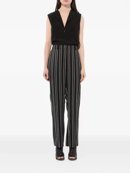 Pantaloni Givenchy de culoare solidă negru