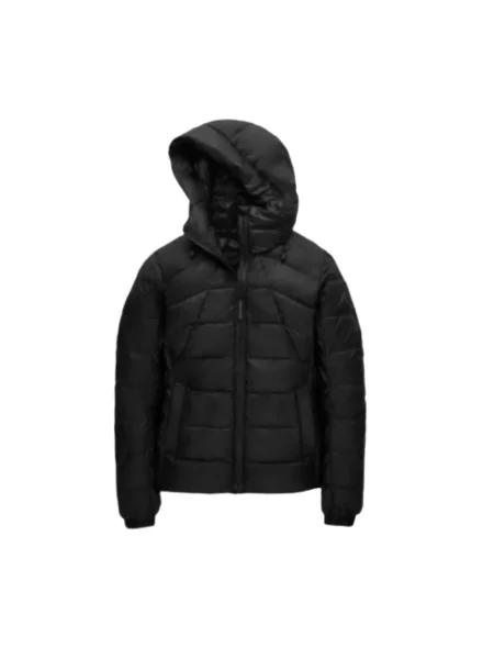 Lniana kurtka Canada Goose czarna