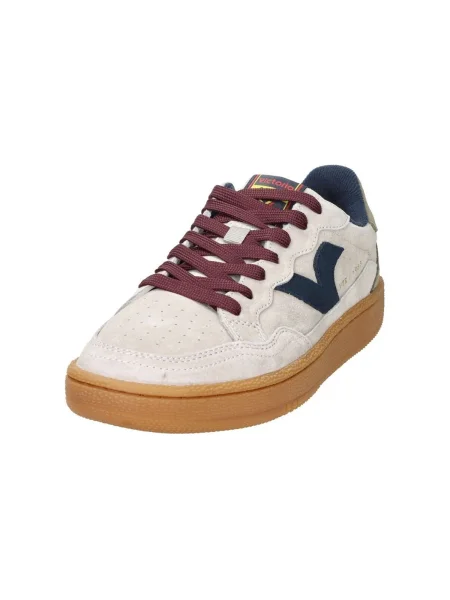 Pantofi Victoria din piele de căprioară bej