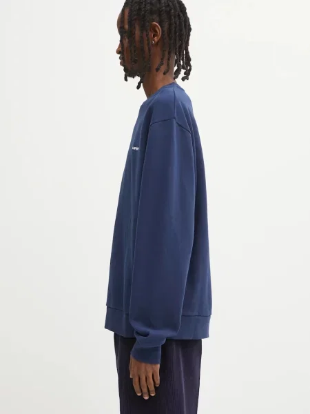 Μπλούζα Carhartt WIP Script Embroidery μπλε