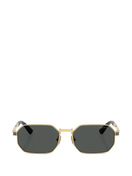 Ochelari de soare Versace Eyewear cu imprimeu geometric auriu