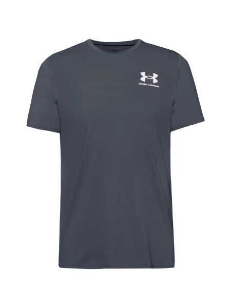 UNDER ARMOUR Tricou funcțional Heatgear Fitted gri închis alb