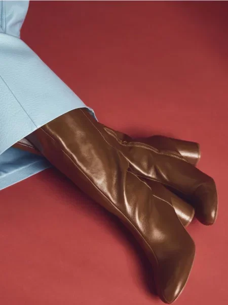 Ботфорты Reserved коричневые