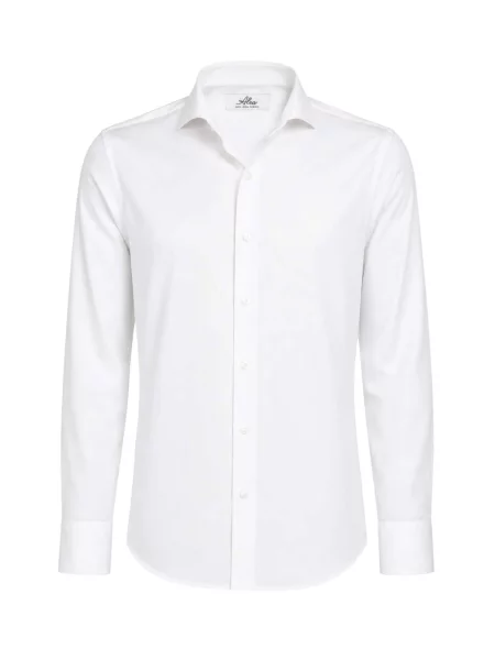 ALEA Košile ALEA CAMICIA SLIM FIT CAMICIA' bílá