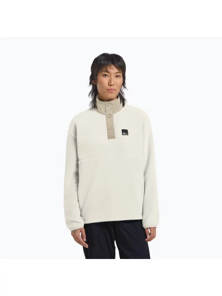 Jack Wolfskin bluza polarowa Sumetro beżowy gładka biała