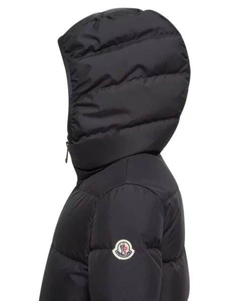 Kurtka dziecięca Moncler Enfant niebieska