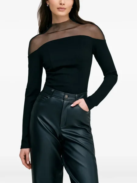 Top Marcella lung negru