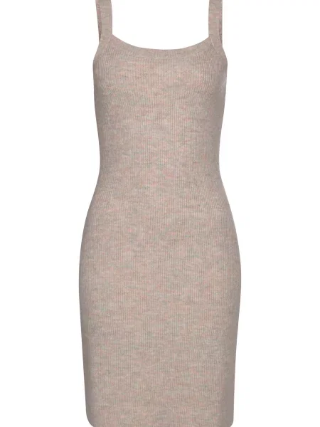 LASCANA Rochie tricotat bej