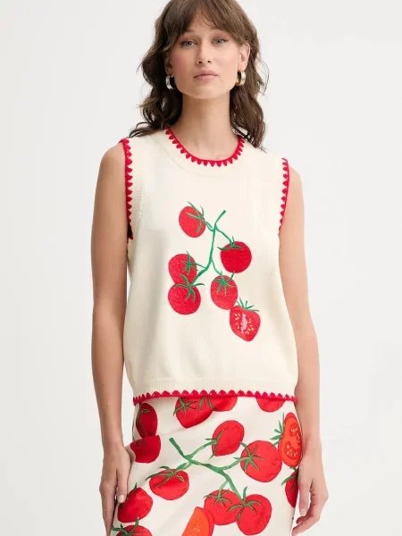 Елек Never Fully Dressed Tomato бежово