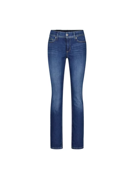 Skinny jeansy skinny Cambio niebieskie